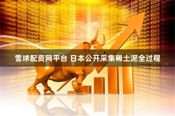 雪球配资网平台 日本公开采集稀土泥全过程